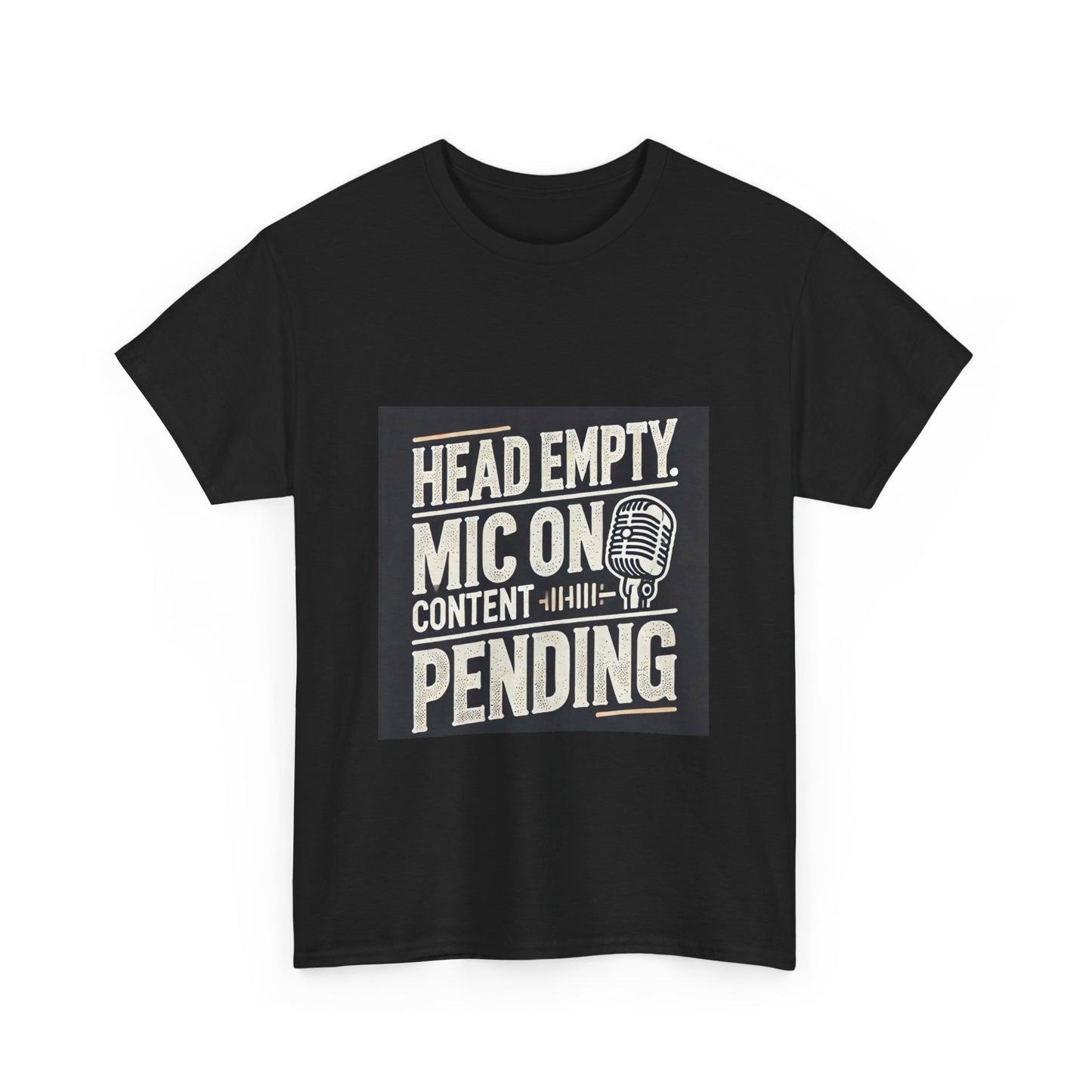 Funny Mental Health Unisex TShirt, Head Empty Content Pending