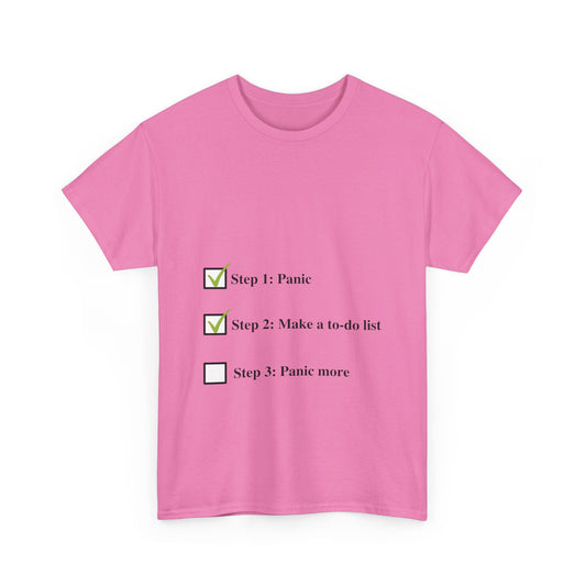 Relatable Mental Health TShirt - Anxiety Checklist