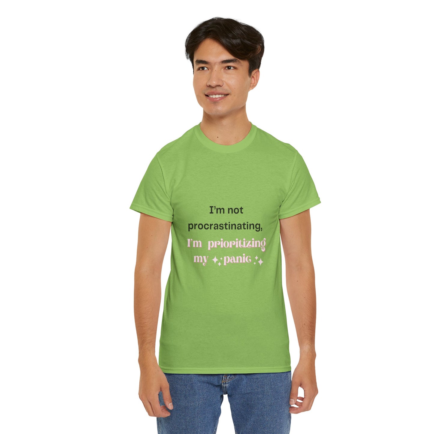 Relatable Panic Attack Mental Health Tshirt - Prioritizing my Panic