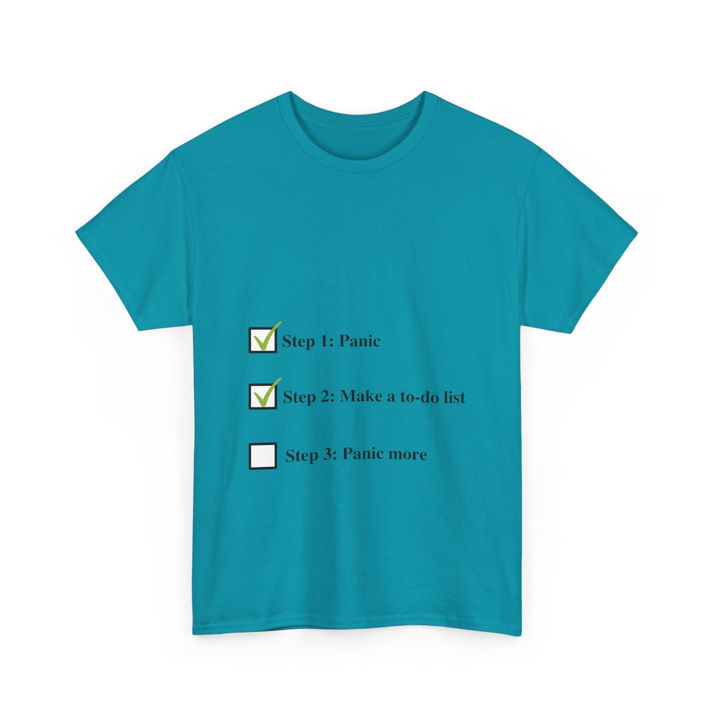 Relatable Mental Health TShirt - Anxiety Checklist