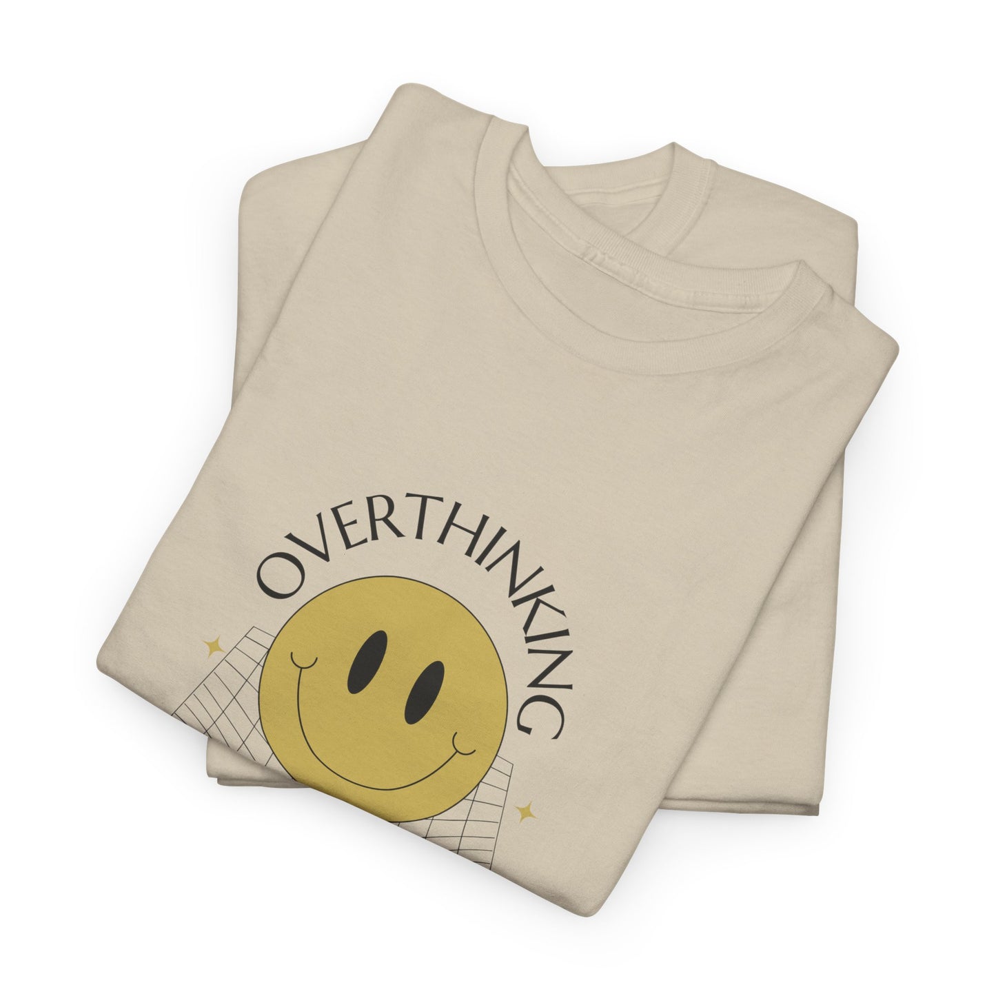 Anxiety Mental Health Graphic Tee - Overthinking Everything