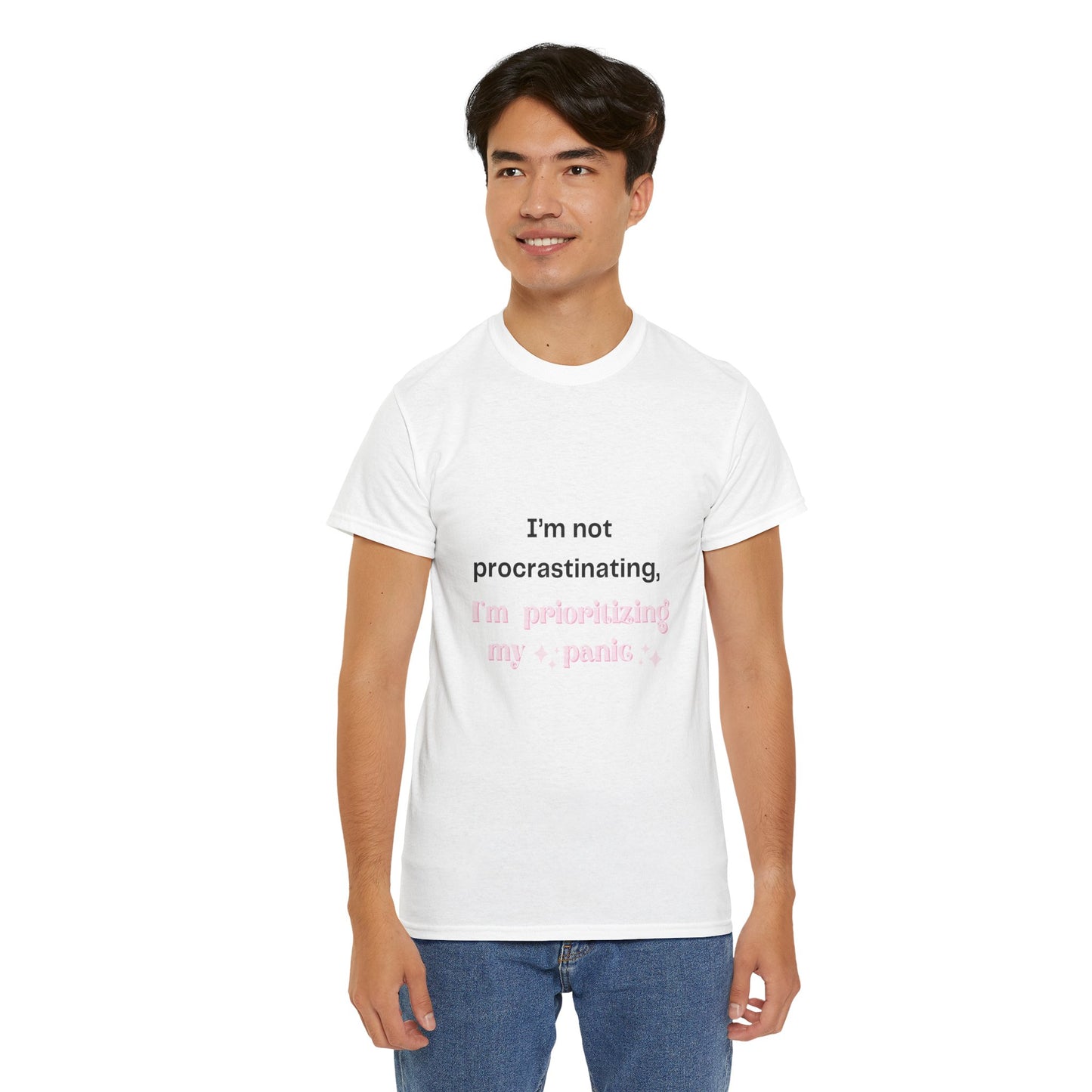 Relatable Panic Attack Mental Health Tshirt - Prioritizing my Panic