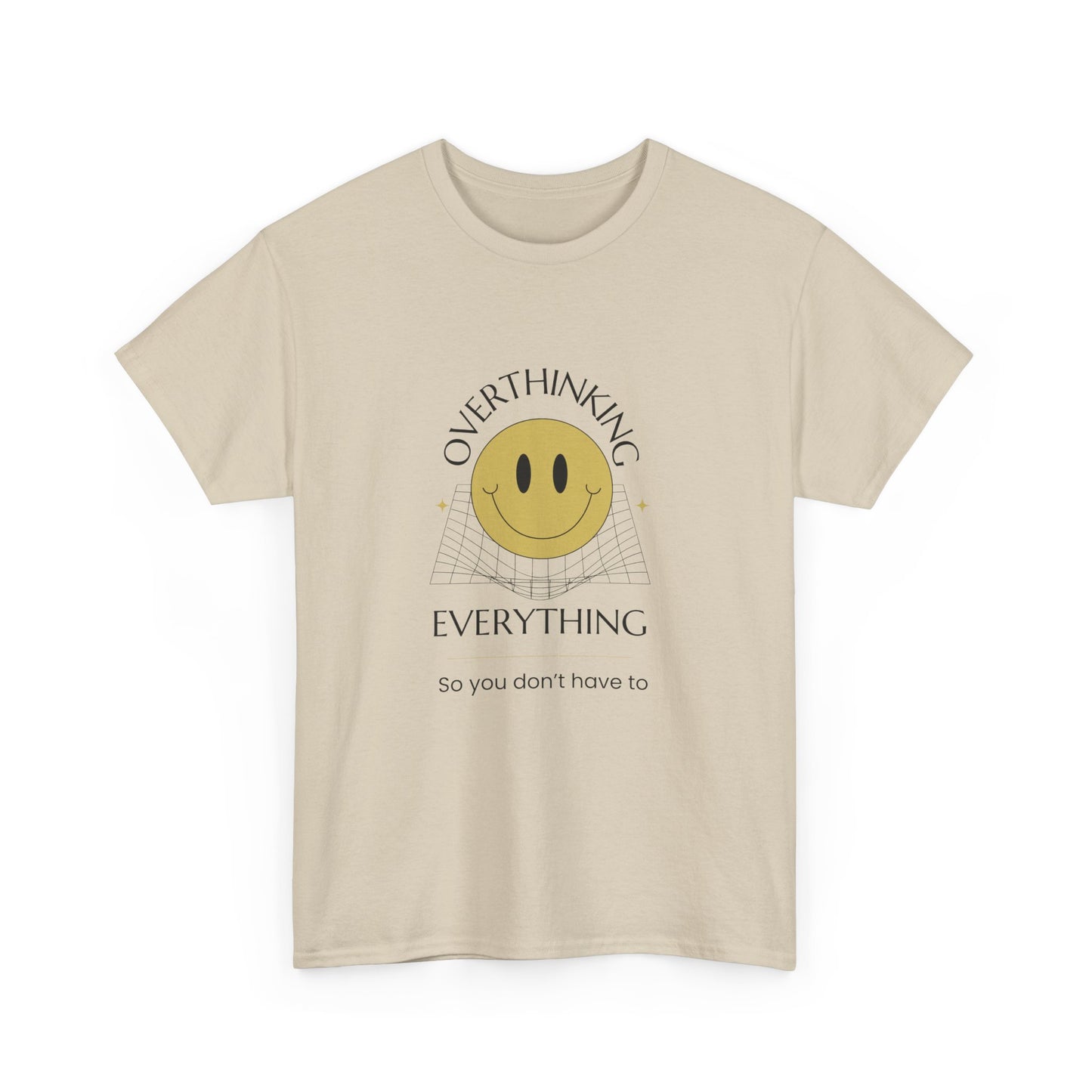 Anxiety Mental Health Graphic Tee - Overthinking Everything