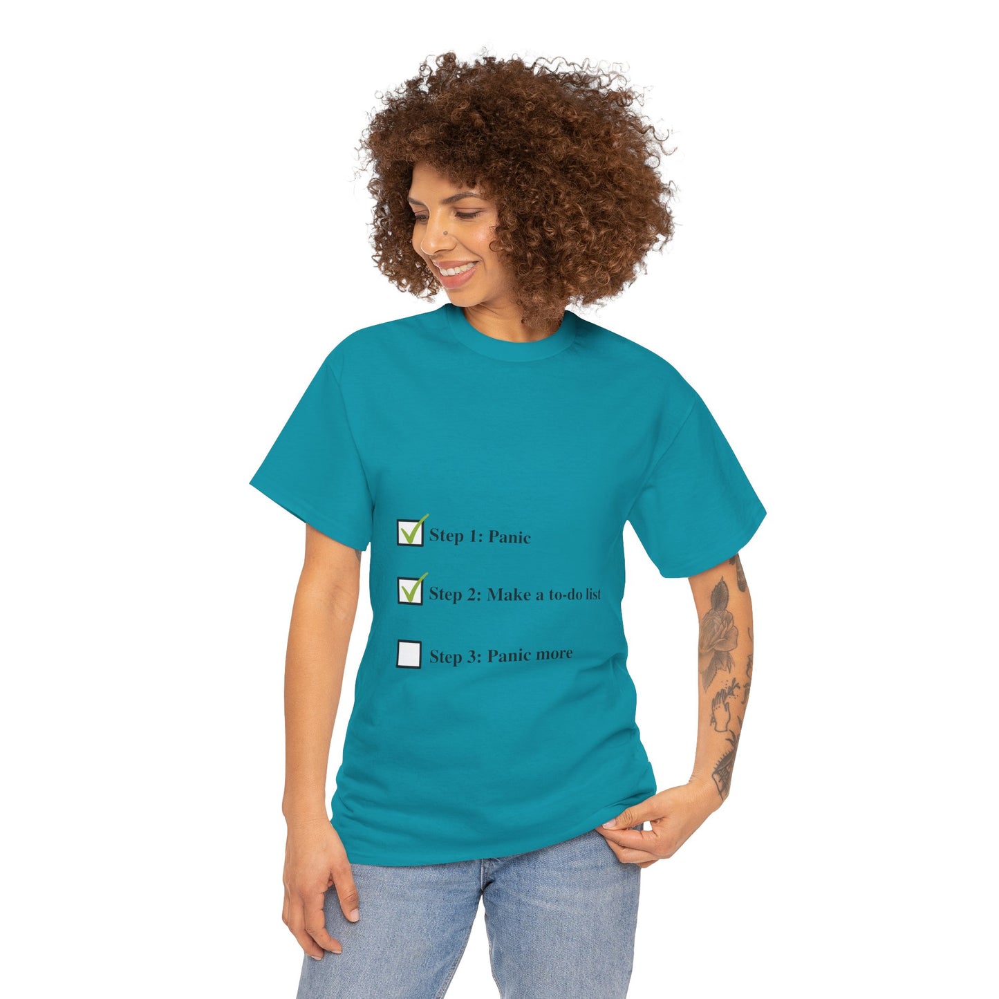 Relatable Mental Health TShirt - Anxiety Checklist