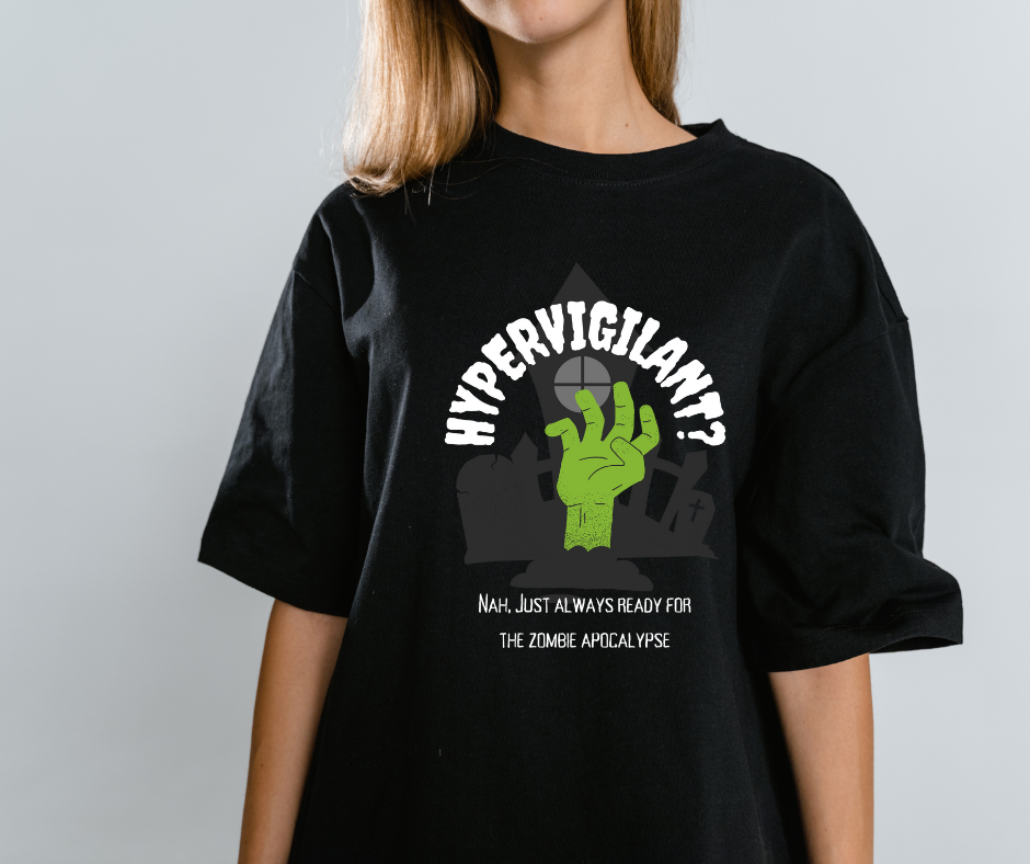 Funny Hypervigilant Mental Health Unisex TShirt