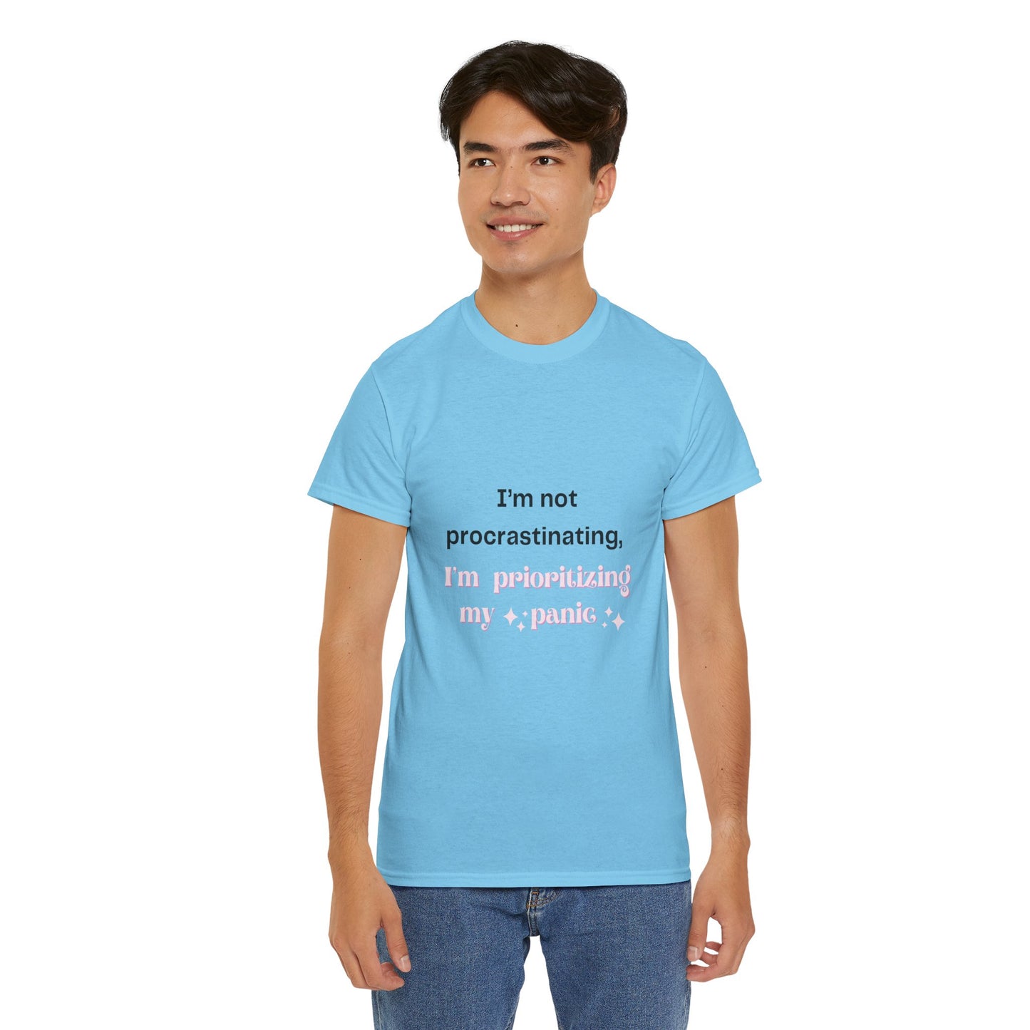 Relatable Panic Attack Mental Health Tshirt - Prioritizing my Panic