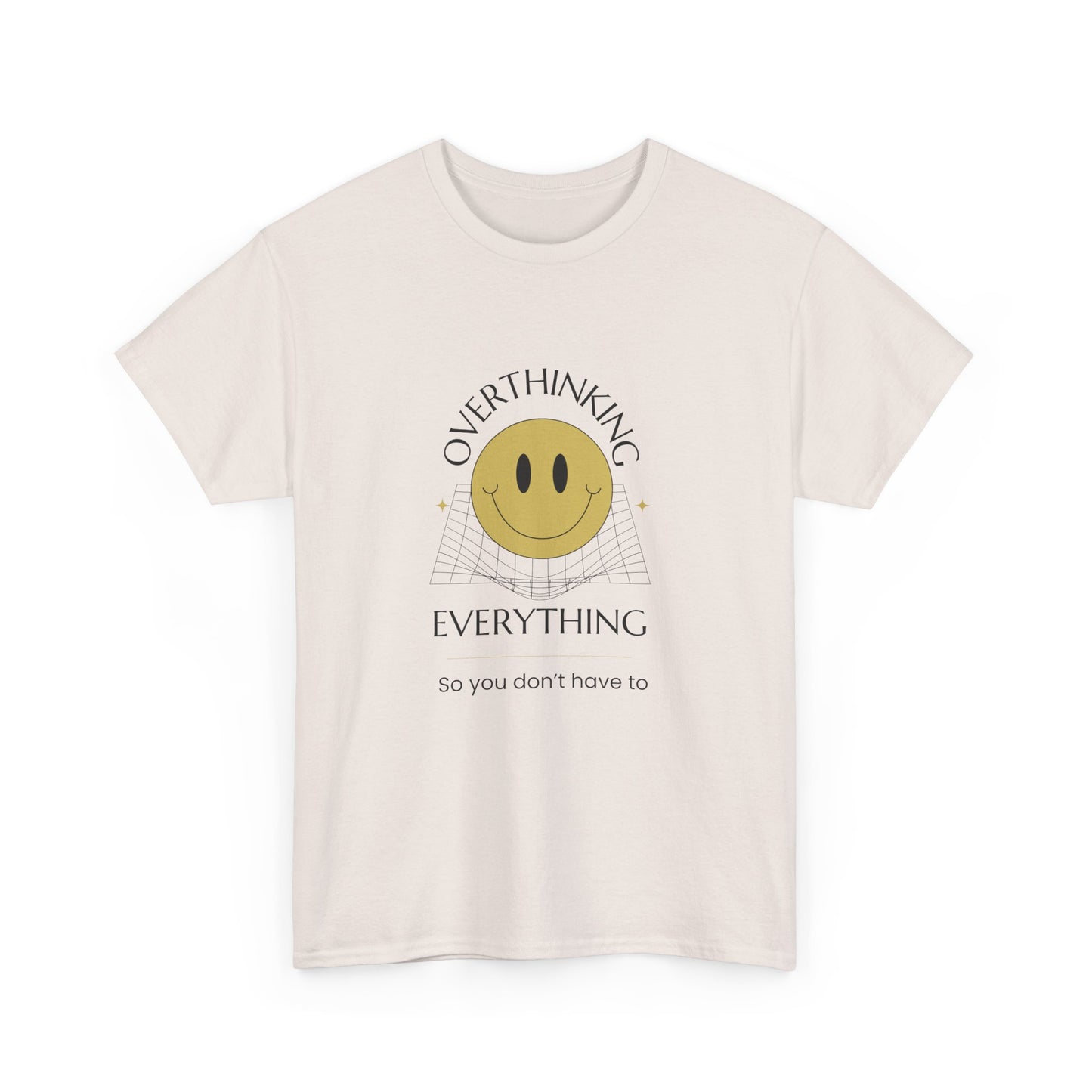 Anxiety Mental Health Graphic Tee - Overthinking Everything