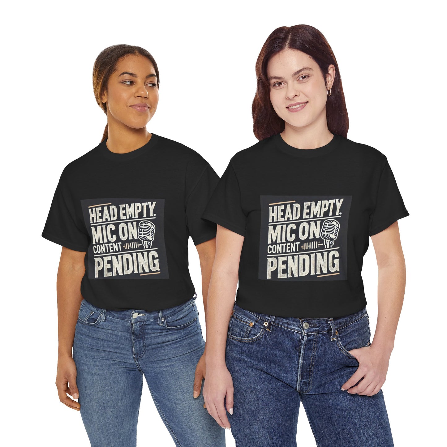 Funny Mental Health Unisex TShirt, Head Empty Content Pending