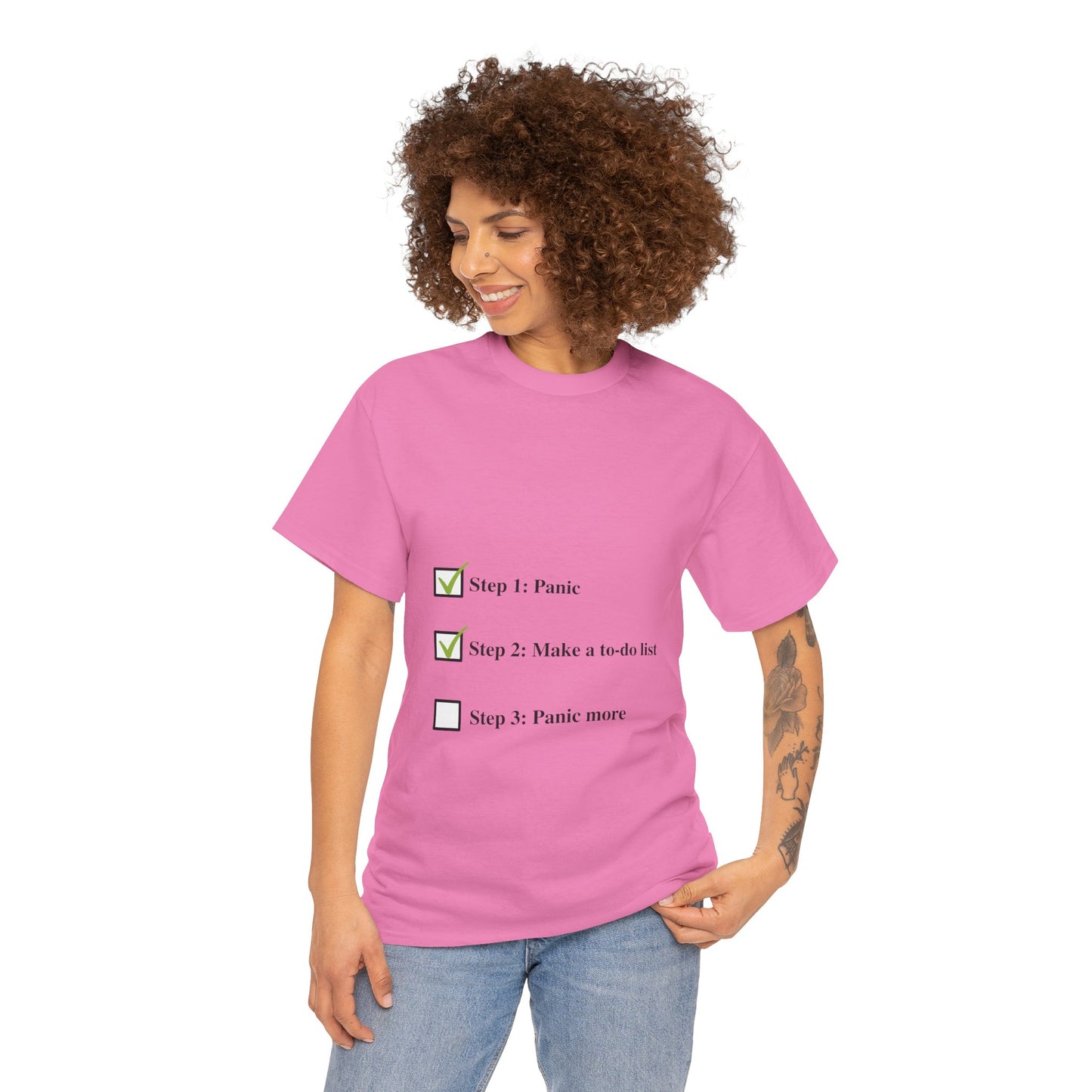 Relatable Mental Health TShirt - Anxiety Checklist